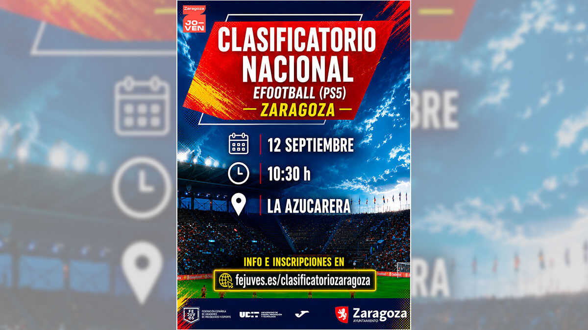 La Azucarera将在萨拉戈萨汇聚全国顶尖《eFootball》选手