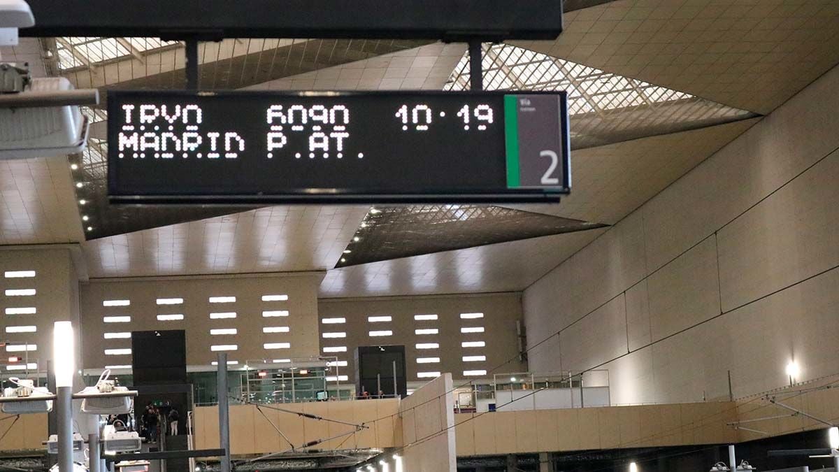 伊里欧取消本周三马德里至巴塞罗那四趟经停萨拉戈萨的列车