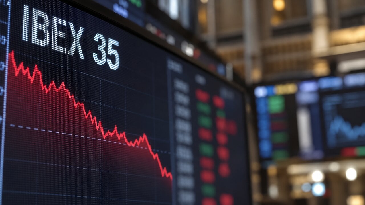 IBEX 35十月下跌4%，收于6月以来最低点